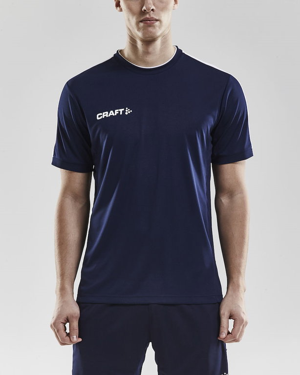 Craft Sport-Tshirt Progress Practise (100% Polyester) navyblau Herren